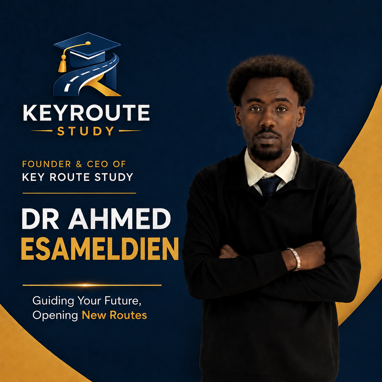 DR AHMED ESAMELDIEN، مؤسس Key Route Study