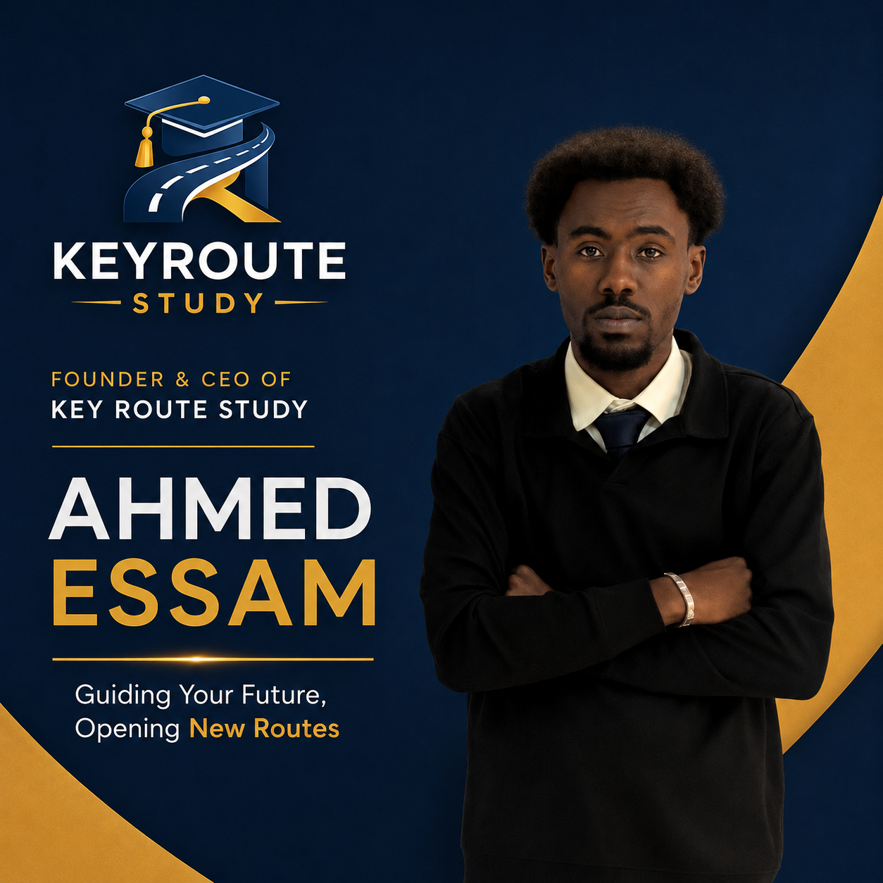 أحمد عصام، مؤسس Key Route Study